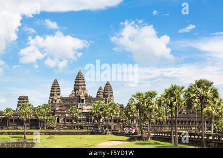 Angkor Wat ist Teil eines beeindruckenden Komplex von Tempeln und anderen Denkmal in der Nähe von Siem Reap in Kambodscha. Stockfoto