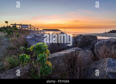 Winter-Middleton am Meer Stockfoto