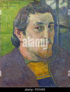 Paul Gauguin - Selbstportrait Carrière gewidmet Stockfoto