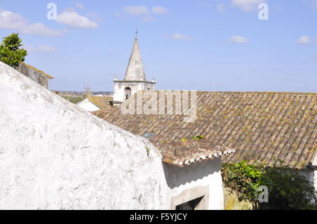 Obidos, Portugal Stockfoto