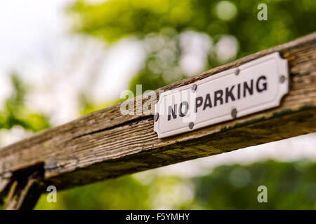 Kein Parkplatz Stockfoto