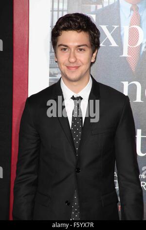 New York-Premiere von "Intern" zu nutzen Tribeca Film Institute an der Ziegfeld Theater mit: Nat Wolff wo: NYC, New York, Vereinigte Staaten von Amerika als: 22 Sep 2015 Stockfoto