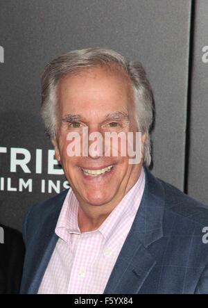 New York-Premiere von "Intern" zu nutzen Tribeca Film Institute an der Ziegfeld Theater mit: Henry Winkler wo: NYC, New York, Vereinigte Staaten von Amerika als: 22 Sep 2015 Stockfoto