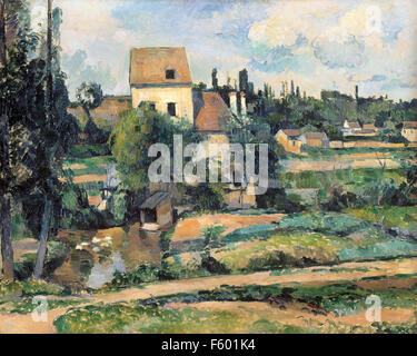 Paul Cézanne - Mühle an der Couleuvre bei Pontoise Stockfoto