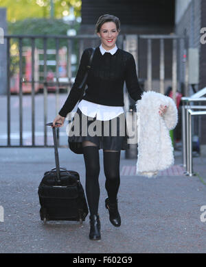 Verity Rushworth außerhalb ITV Studios mit: Verity Rushworth wo: London, Vereinigtes Königreich bei: 23 Sep 2015 Stockfoto