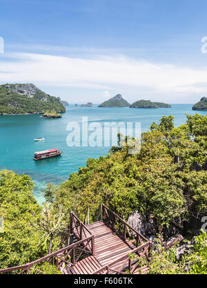 Ang Thong Marine National Park ist ein Archipel mit 42 atemberaubende Insel in der Nähe von Ko Samui, Ko Tao und Ko Phan-Ngan in der Gül Stockfoto