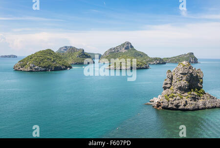 Ang Thong Marine National Park ist ein Archipel mit 42 atemberaubende Insel in der Nähe von Ko Samui, Ko Tao und Ko Phan-Ngan in der Gül Stockfoto