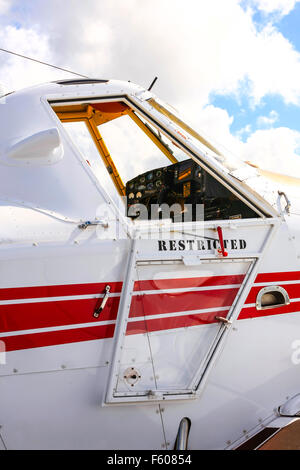 Das Cockpit des einen eine Luft Traktor Inc AT-602 Turboprop-Sprühflugzeug Flugzeug Stockfoto