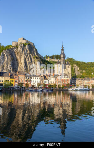 Stadt von Dinant, Belgien Stockfoto