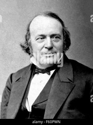 LOUIS AGASSIZ (1807-1873) schweizerisch-amerikanische Naturforscher und Biologe über 1855 Stockfoto