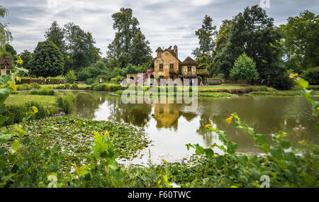 Marie Antoinette Haus Versailles Stockfoto