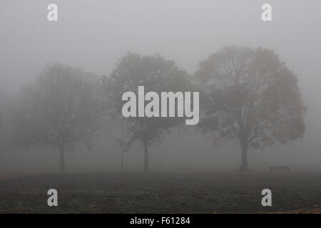 nebligen Morgen in London England UK Stockfoto