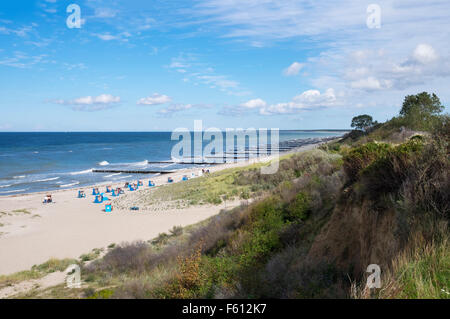 Hohen Ufer, Ostsee in Ahrenshoop, Fischland, Fischland Zingst, Mecklenburg-Western Pomerania, Deutschland Stockfoto