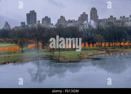 Die Tore, Central Park, New York, 1979-2005 Stockfoto