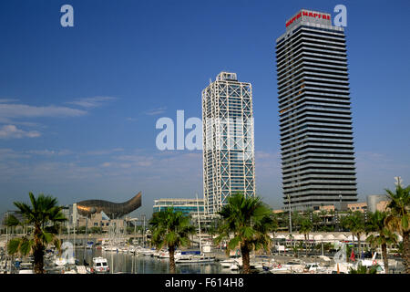 Port Olimpic, Barcelona, Spanien Stockfoto