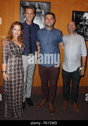 2015 emerging Kameramann Auszeichnungen mit: Amanda Lenker Doyle, Devin Doyle, Jordan Blum, Justin Wagman Where: Los Angeles, California, Vereinigte Staaten von Amerika bei: 27 Sep 2015 Stockfoto