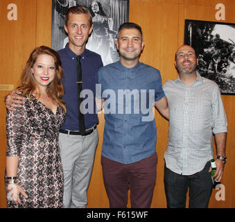 2015 emerging Kameramann Auszeichnungen mit: Amanda Lenker Doyle, Devin Doyle, Jordan Blum, Justin Wagman Where: Los Angeles, California, Vereinigte Staaten von Amerika bei: 27 Sep 2015 Stockfoto