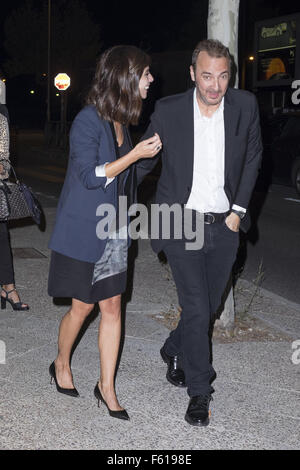 "LG Olet Darstellung" an der Complutense Universität - Ankünfte mit: Maribel Verdú, Pedro Larrañaga Where: Madrid, Spanien bei: 28. September 2015 Stockfoto