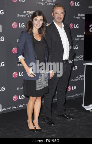 "LG Olet Darstellung" an der Complutense Universität - Ankünfte mit: Maribel Verdú, Pedro Larrañaga Where: Madrid, Spanien bei: 28. September 2015 Stockfoto