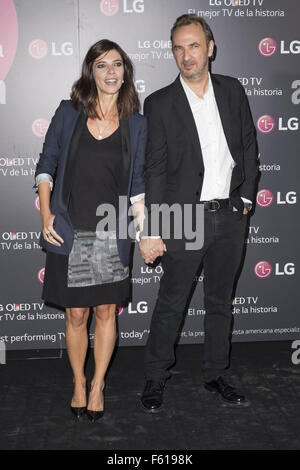 "LG Olet Darstellung" an der Complutense Universität - Ankünfte mit: Maribel Verdú, Pedro Larrañaga Where: Madrid, Spanien bei: 28. September 2015 Stockfoto