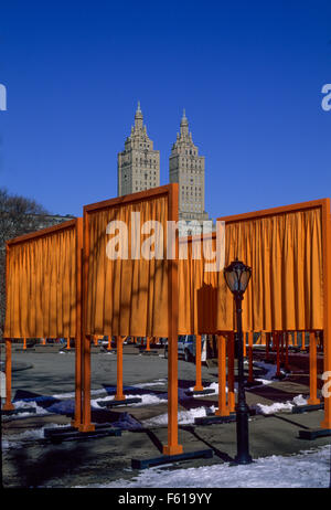 Die Tore, Central Park, New York, 1979-2005 Stockfoto