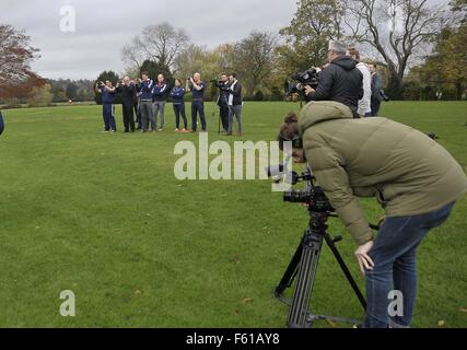 Bisham Abbey, Marlow., Bucks, UK. 10. November 2015. Die Presse. TeamGB Ankündigung des Schießens Athleten für die Olympischen Spiele 2016 in Rio. Bisham Abbey. Marlow. Buckinghamshire. England. VEREINIGTES KÖNIGREICH. 11.10.2015. Bildnachweis: Sport In Bilder/Alamy Live-Nachrichten Stockfoto