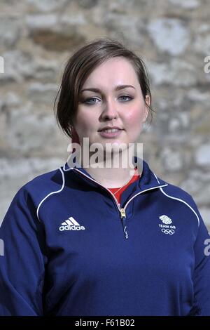 Bisham Abbey, Marlow., Bucks, UK. 10. November 2015. Jennifer Mcintosh (Damen 50m 3 Positionen). TeamGB Ankündigung des Schießens Athleten für die Olympischen Spiele 2016 in Rio. Bisham Abbey. Marlow. Buckinghamshire. England. VEREINIGTES KÖNIGREICH. 11.10.2015. Bildnachweis: Sport In Bilder/Alamy Live-Nachrichten Stockfoto