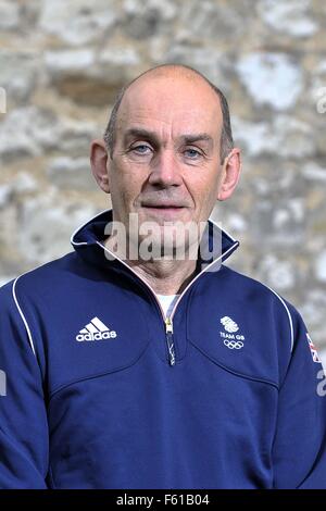 Bisham Abbey, Marlow., Bucks, UK. 10. November 2015. Phil Scanlon (General-Team-Manager). TeamGB Ankündigung des Schießens Athleten für die Olympischen Spiele 2016 in Rio. Bisham Abbey. Marlow. Buckinghamshire. England. VEREINIGTES KÖNIGREICH. 11.10.2015. Bildnachweis: Sport In Bilder/Alamy Live-Nachrichten Stockfoto