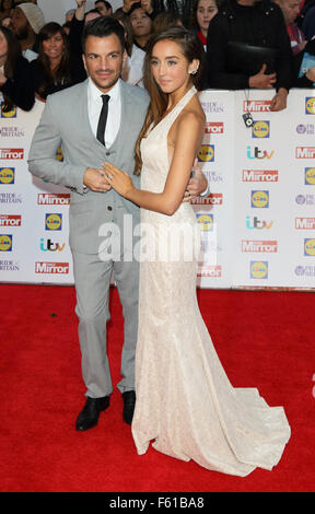 Pride of Britain Awards im Grosvenor House Hotel, Park Lane, London mit: Peter Andre, Where Emily McDonough: London, Vereinigtes Königreich bei: 28. September 2015 Stockfoto