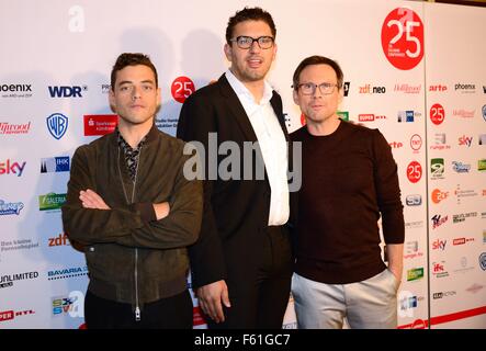 Christian Slater bei der Vorführung von "Mr. Robot" im Rahmen der 25. Kölner Konferenz mit: Rami Malek, Sam Esmail, Christian Slater wo: Köln, Deutschland: 28. September 2015 Stockfoto