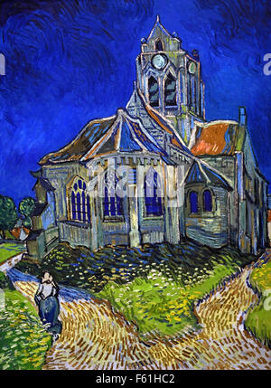 Vincent Van Gogh 1853-1890 Niederländisch Niederlande Kirche von Auvers Sur Oise Stockfoto