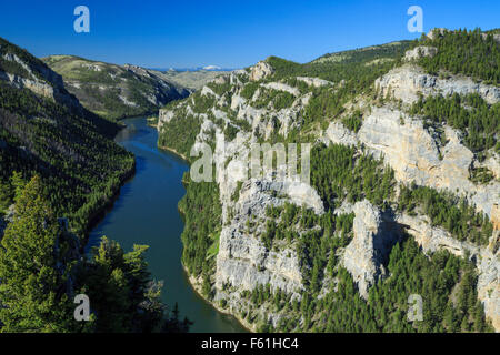 Tore von den Bergen Canyon der Holter-See in der Nähe von Helena, montana Stockfoto