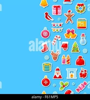 Weihnachten Urlaub nahtlose Textur Stock Vektor