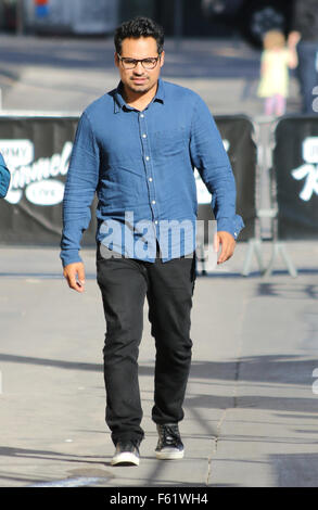 Prominente in den Studios "Jimmy Kimmel Live!" Featuring: Michael Pena Where: Los Angeles, California, Vereinigte Staaten von Amerika bei: 29. Sep 2015 Stockfoto