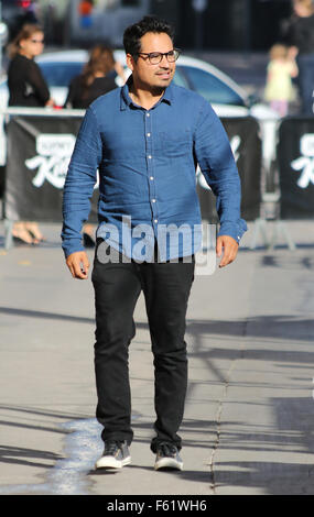 Prominente in den Studios "Jimmy Kimmel Live!" Featuring: Michael Pena Where: Los Angeles, California, Vereinigte Staaten von Amerika bei: 29. Sep 2015 Stockfoto