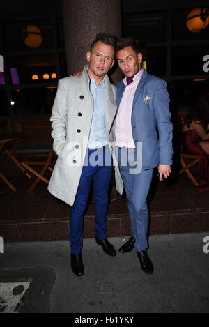 Nationale Wirklichkeit Fernsehpreis - nach der Party mit: Dean McCullough wo: London, Vereinigtes Königreich bei: 30 Sep 2015 Stockfoto