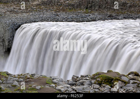 Dettifoss Wasserfälle in der Nähe von Reykjahlid, Island Stockfoto