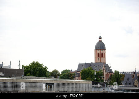 Kirche St. Stephan in Mainz Stockfoto