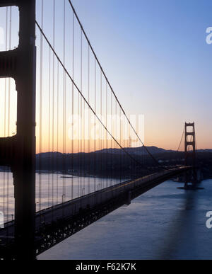 USA, California, Golden Gate Bridge, morgen Stockfoto