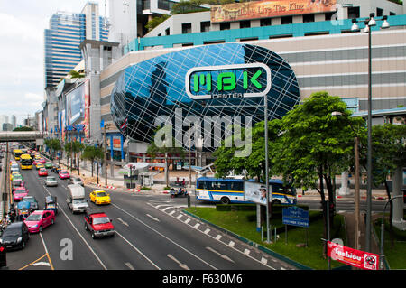 MBK Shopping-Center in der Nähe von Siam SQ in Bangkok. Stockfoto