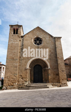 Kirche Santa Eugenia de Berga. Romanische. Stockfoto