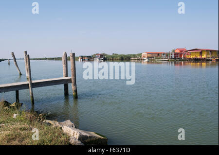 Sacca di Scardovari, Po Fluss Delta Regionalpark, Venetien, Italien Stockfoto