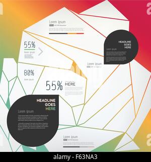 Vektorelement, modern, auf hellem Hintergrund Stock Vektor