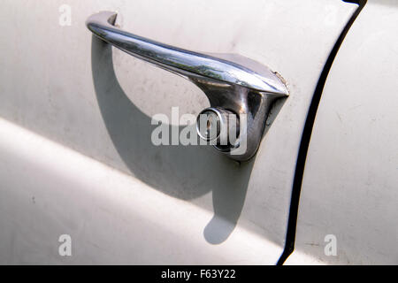 Alten Oldtimer-Türgriff Stockfoto