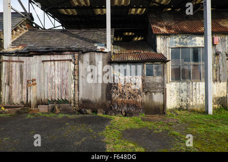 Baufälligen Wirtschaftsgebäude Cheshire England 2015 Stockfoto