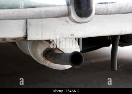 Sitz 800, hergestellt in Spanien in Lizenz von Fiat. Endrohr. Stockfoto