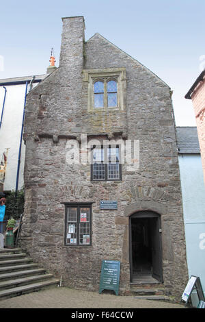 Tudor Händler Haus (von PRW), Kai Hill, Tenby, Pembrokeshire, Dyfed, Wales, Großbritannien, Vereinigtes Königreich UK, Europa Stockfoto