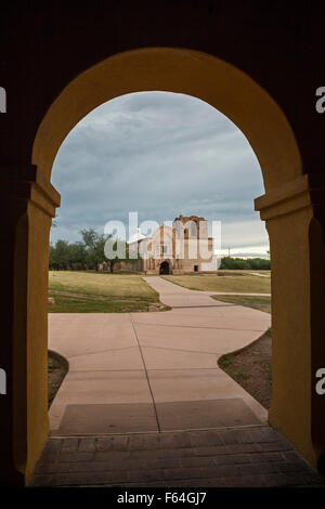 Tumacacori, Arizona - The Mission San José de Tumacácori am Tumacácori National Historical Park. Stockfoto