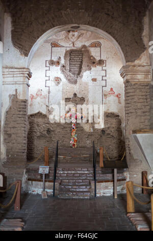 Tumacacori, Arizona - The Mission San José de Tumacácori am Tumacácori National Historical Park. Stockfoto