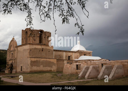 Tumacacori, Arizona - The Mission San José de Tumacácori am Tumacácori National Historical Park. Stockfoto